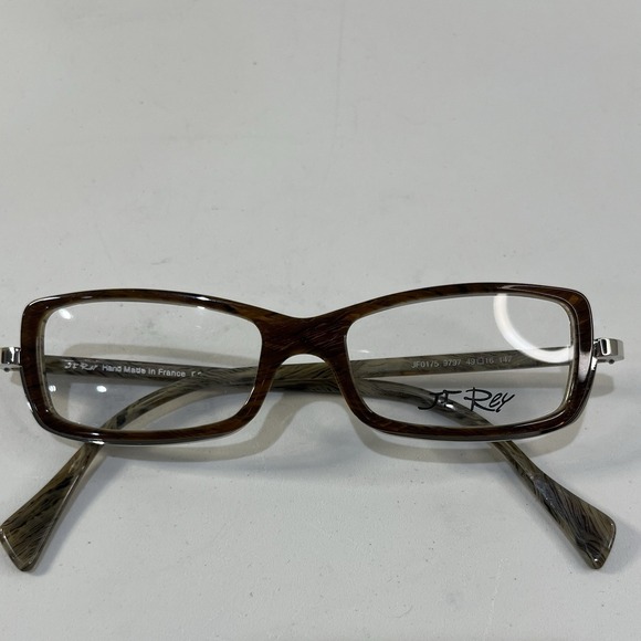 J.F. Rey Accessories - JF Rey Womens Eyeglass Frame JF0175 9797 New 49 16 147 Plastic Rectangle Brown
